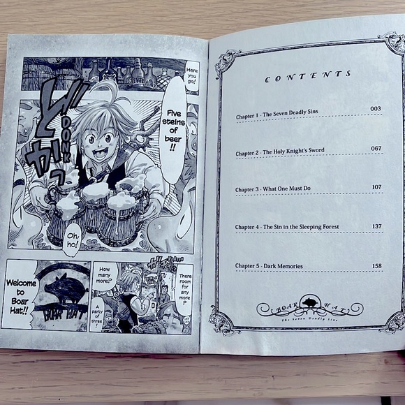 The Seven Deadly Sins manga vol 1 - Picture 3 of 3